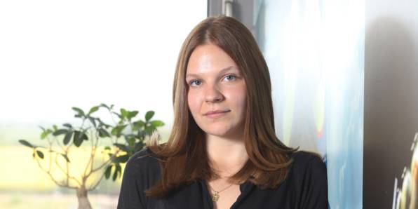 Боряна Атанасова стажант в Лидл България в офис