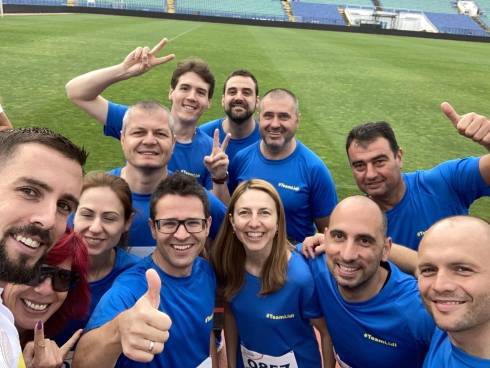 Служители на Лидл България, включили се в маратон Run2gether