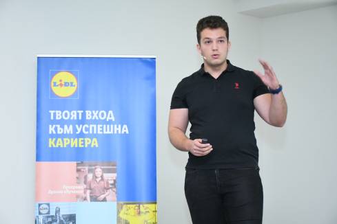 Борис Дедухов, стажант в програмата на Lidl за 2023 с призив към бъдещите стажанти