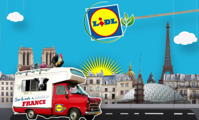 Lidl във Франция през 1988 известни монументи от Париж